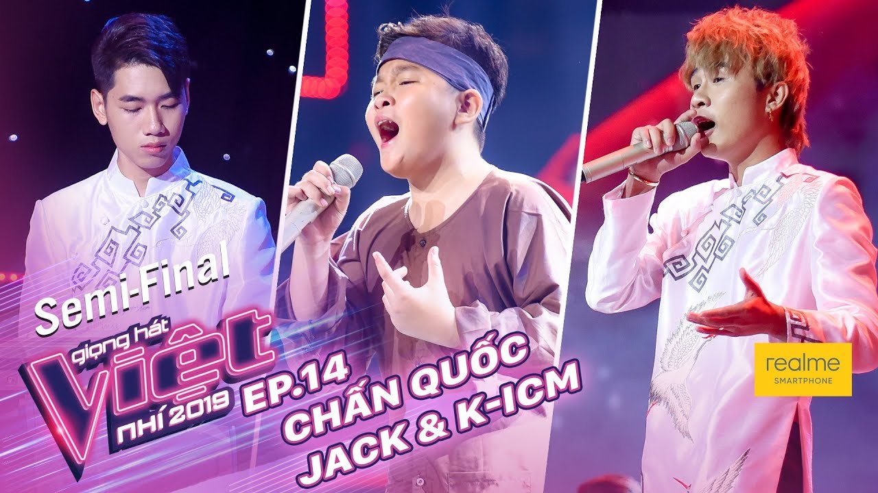 Sóng Gió - Chấn Quốc ft Jack & K-ICM | Tập 14 - Bán Kết | The Voice Kids - Giọng Hát Việt Nhí 2019