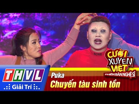 THVL | Cười xuyên Việt - Phiên bản nghệ sĩ 2016 | Tập 7 [2]: Chuyến tàu sinh tồn - Puka