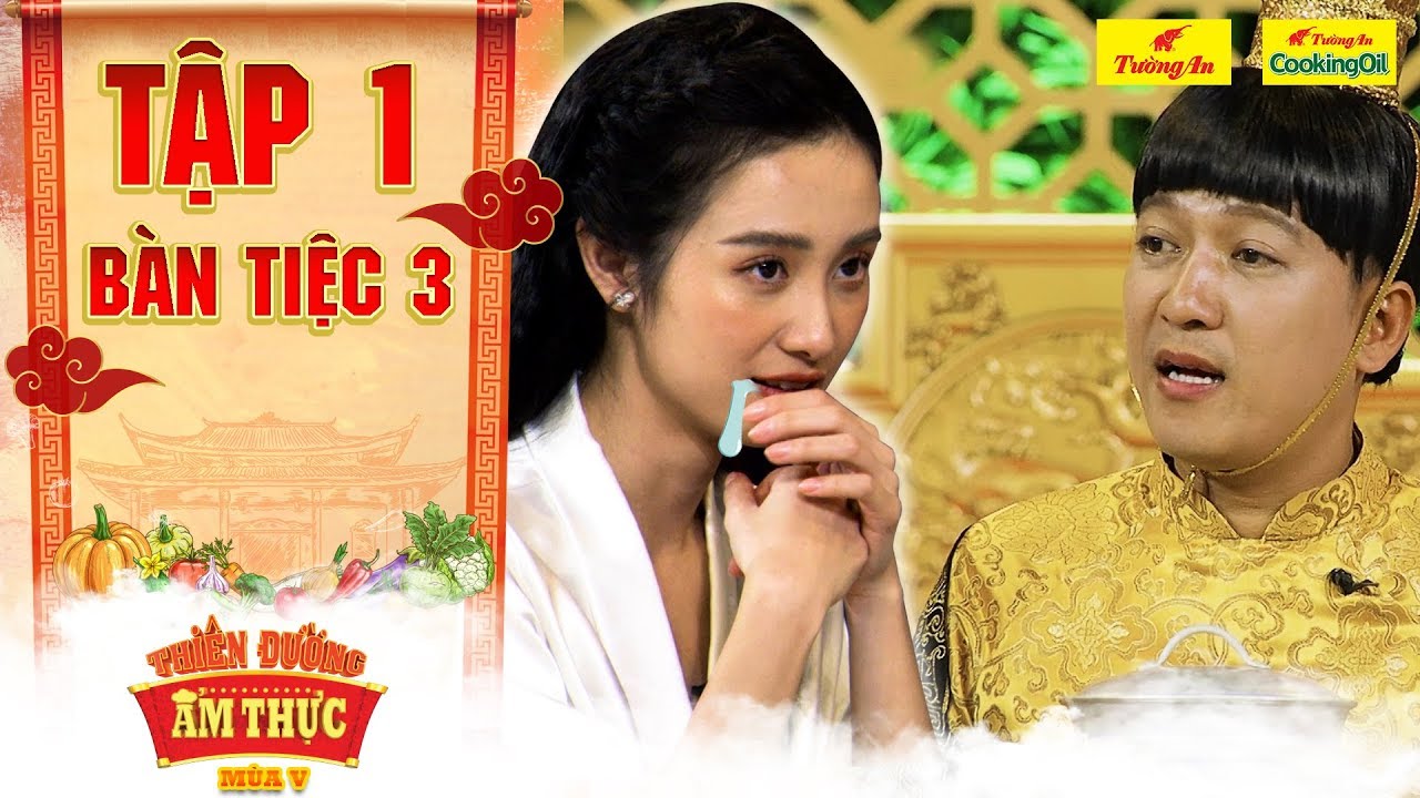 Thiên đường ẩm thực 5 | Tập 1 Bàn tiệc 3: Jun Vũ "hóa rồ" đòi ăn cả rơm khiến Trường Giang đứng hình