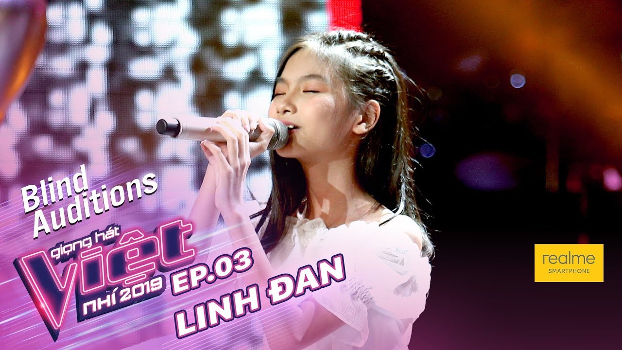 Vũ Linh Đan - Rise Up | Tập 3 – Vòng Giấu Mặt | The Voice Kids – Giọng Hát Việt Nhí 2019