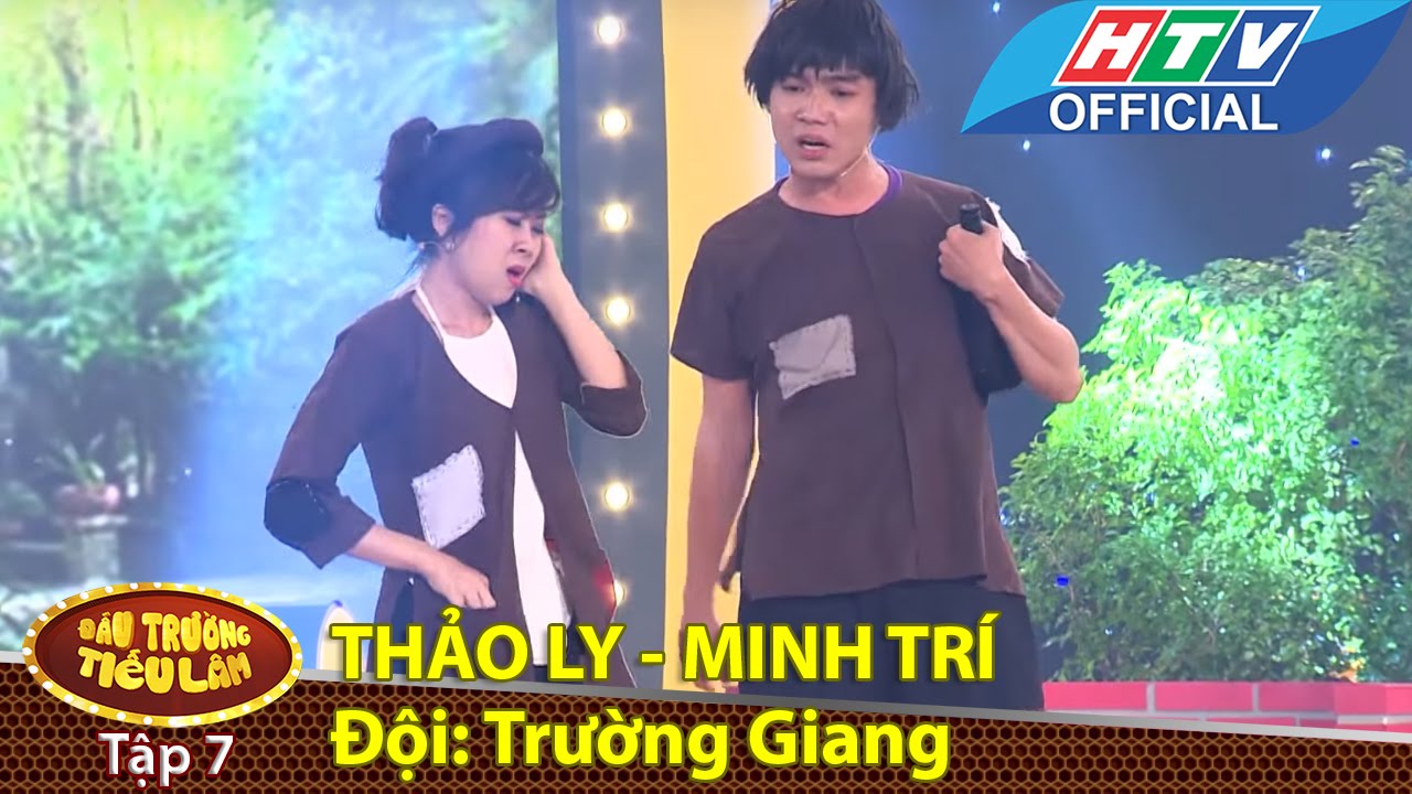 Đấu trường tiếu lâm | Tập 7 | Song đấu - đội Trường Giang: Thảo Ly - Minh Trí | 24/5/2016 | HTV