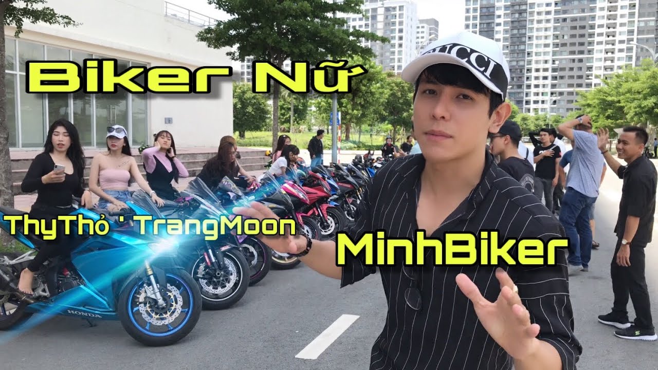 MinhBiker " Người Ấy La Ai " và bạn bè đi gặp nhau cuối tuần  - Thy Thỏ Trang Moon cùng dàn Nữ Biker