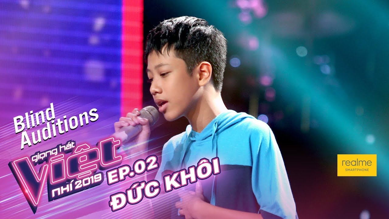 Nguyễn Đức Khôi - Mưa Hồng | Tập 2 – Vòng Giấu Mặt | The Voice Kids – Giọng Hát Việt Nhí 2019
