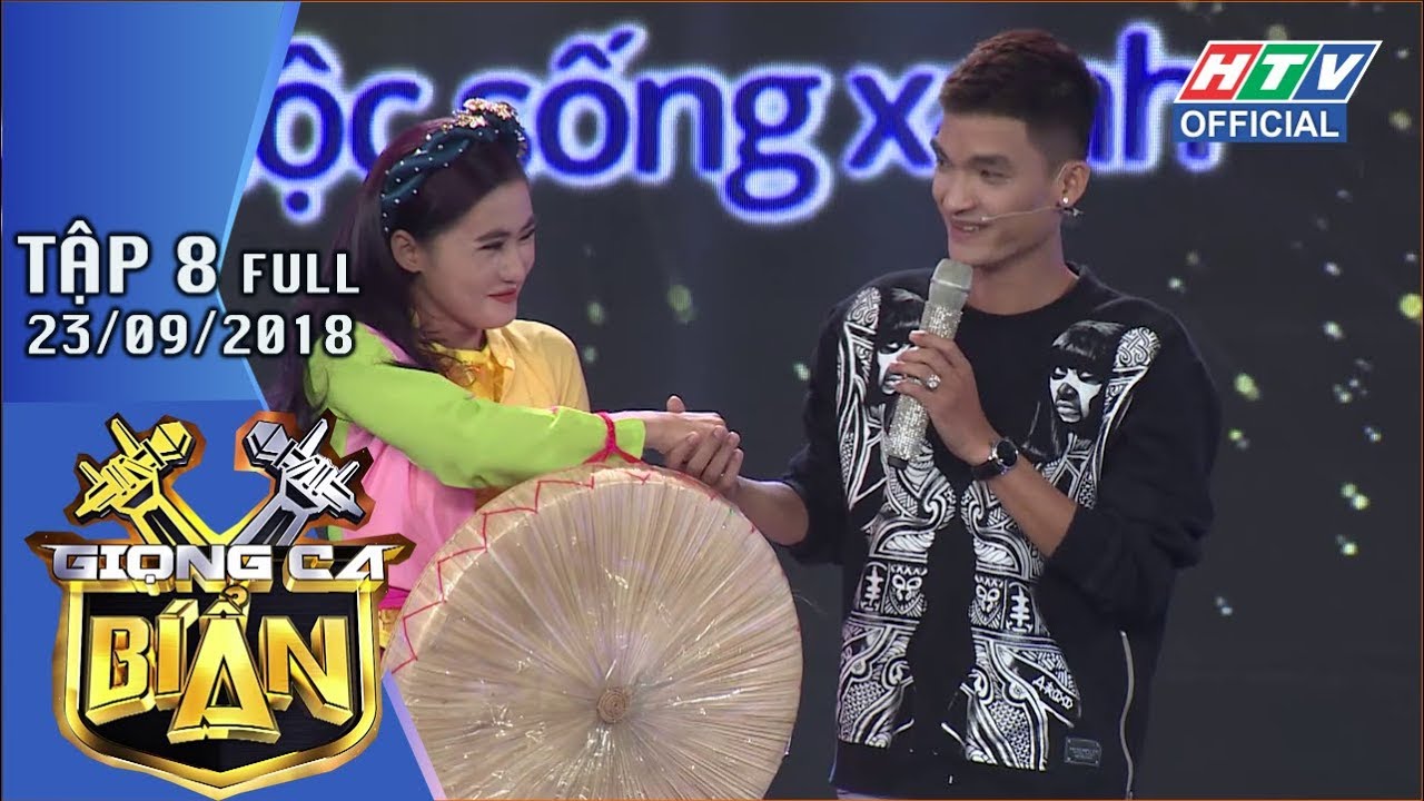 HTV GIỌNG CA BÍ ẨN | Mạc Văn Khoa ngượng ngùng nắm tay cô gái quan họ | GCBA #8 FULL | 23/9/2018