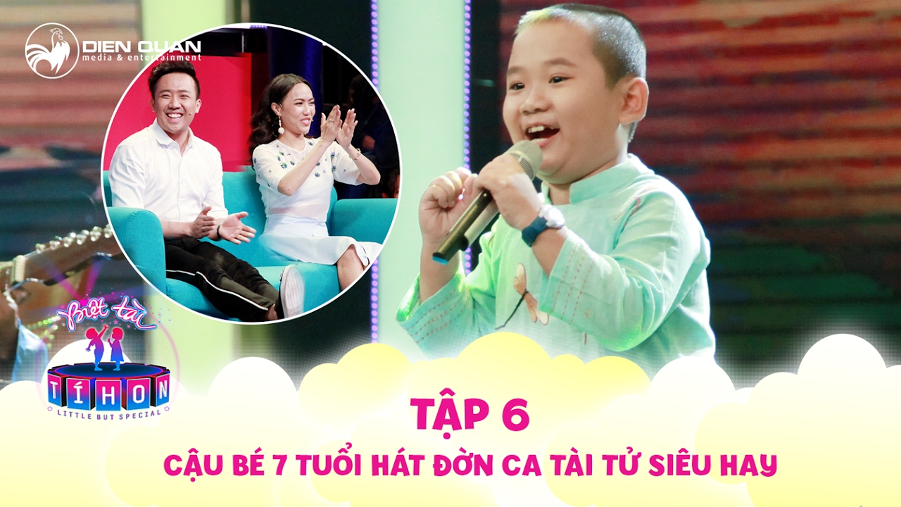 Biệt tài tí hon | tập 6: Cậu bé đờn ca tài tử 7 tuổi phạt Mỹ Linh, Diệu Nhi, Đại Nghĩa hát vọng cổ