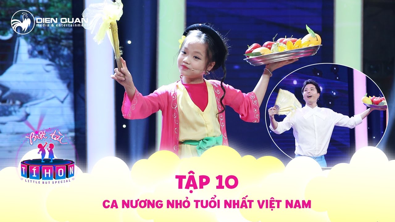 Biệt tài tí hon | tập 10: Ca nương nhỏ tuổi nhất Việt Nam phạt Trịnh Thăng Bình "múa mâm"