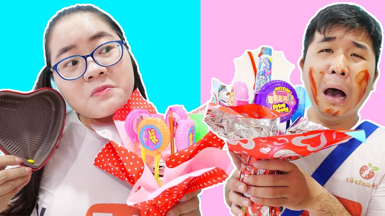 Bó Hoa Hubba Bubba Tí Hon Troll Bạn Ngày Valentine & Cái Kết | Lớp Học Bá Đạo