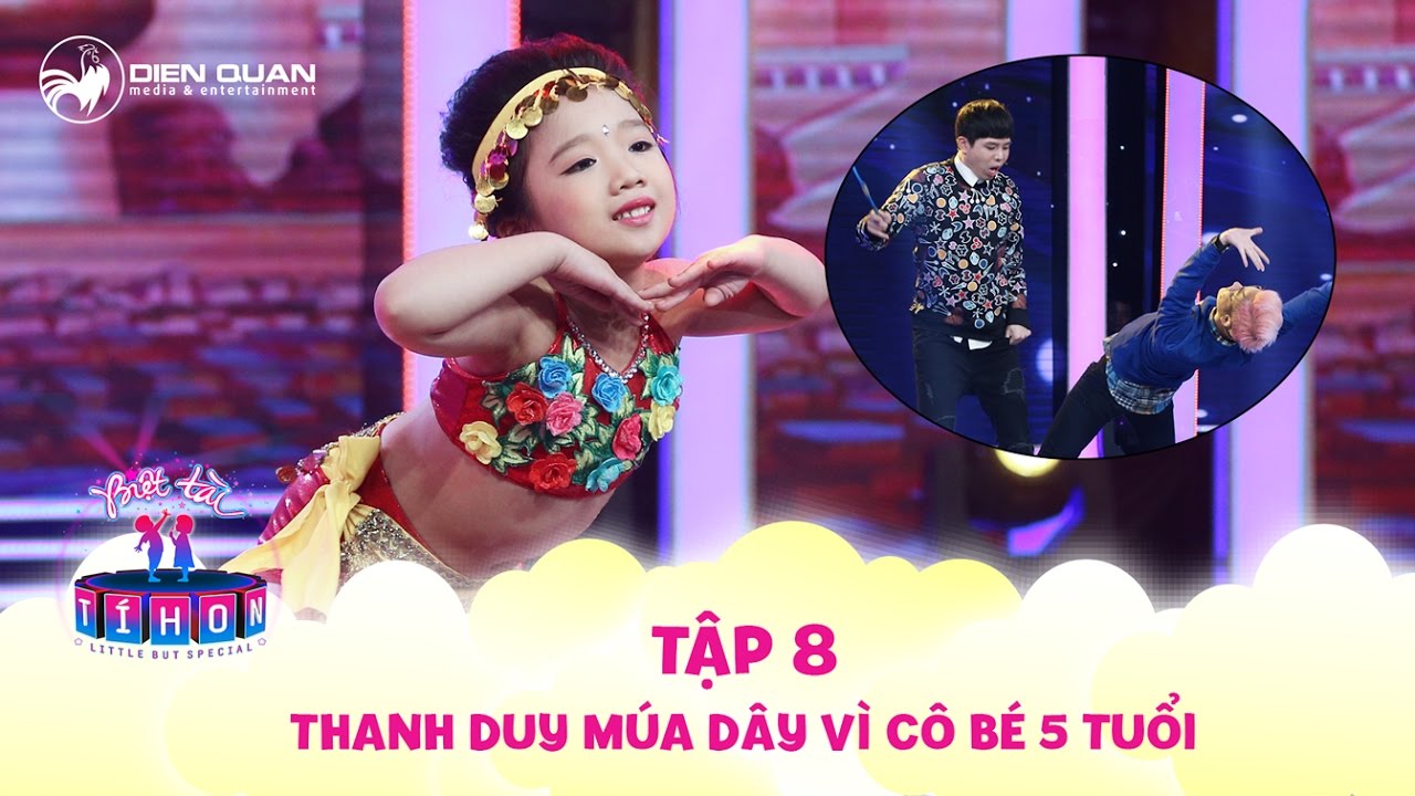 Biệt tài tí hon | tập 8: Cô bé múa Ấn Độ siêu đỉnh phạt Thanh Duy, Trịnh Thăng Bình múa dây