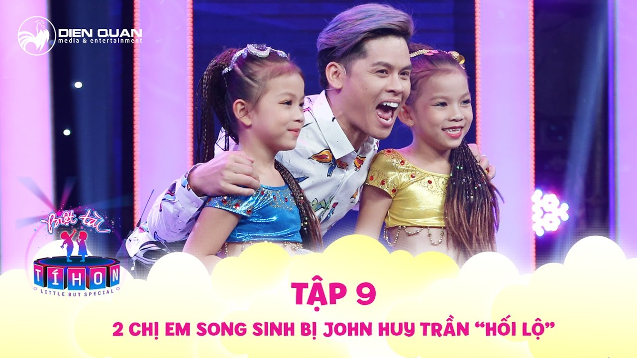 Biệt tài tí hon | tập 9: John Huy Trần tung chiêu "hối lộ" 2 chị em sinh đôi múa Ấn Độ bằng quà