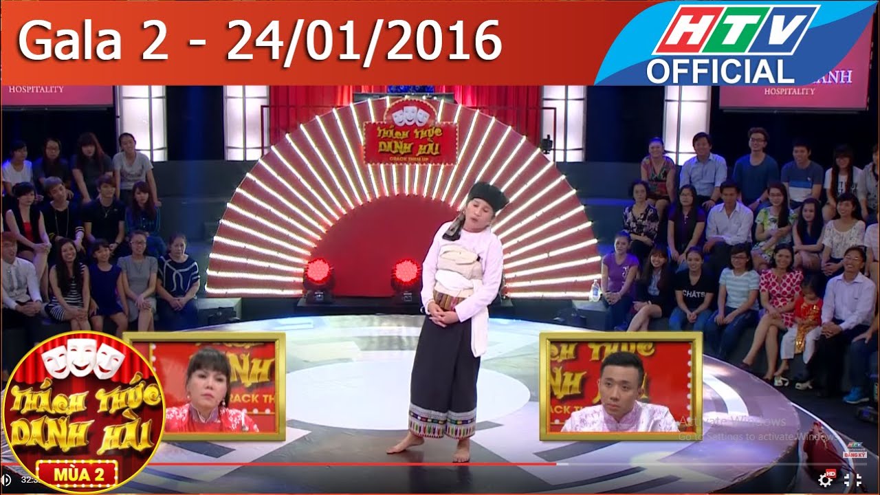 Thách thức danh hài - Mùa 2 | Gala 2 Lê Thị Dần liên tục "mần nhục" Trấn Trành | 24/1/2016 | HTV