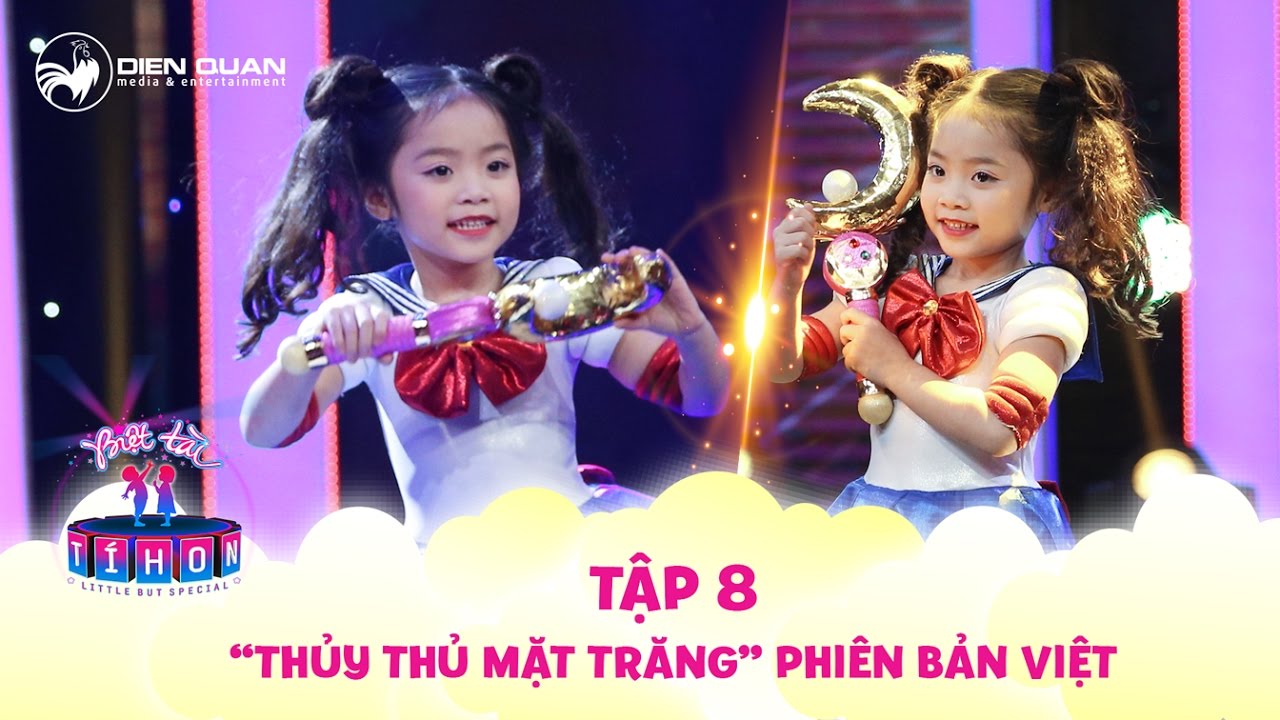 Biệt tài tí hon | tập 8: "Thủy thủ mặt trăng" nhí phiên bản việt khiến Mỹ Linh, Thanh Duy mê mệt