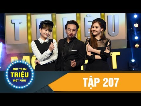 Full Một Trăm Triệu Một Phút Tập 207 | Bảo Anh, Bảo Trâm, Nguyễn Huy | VIETCOMFILM