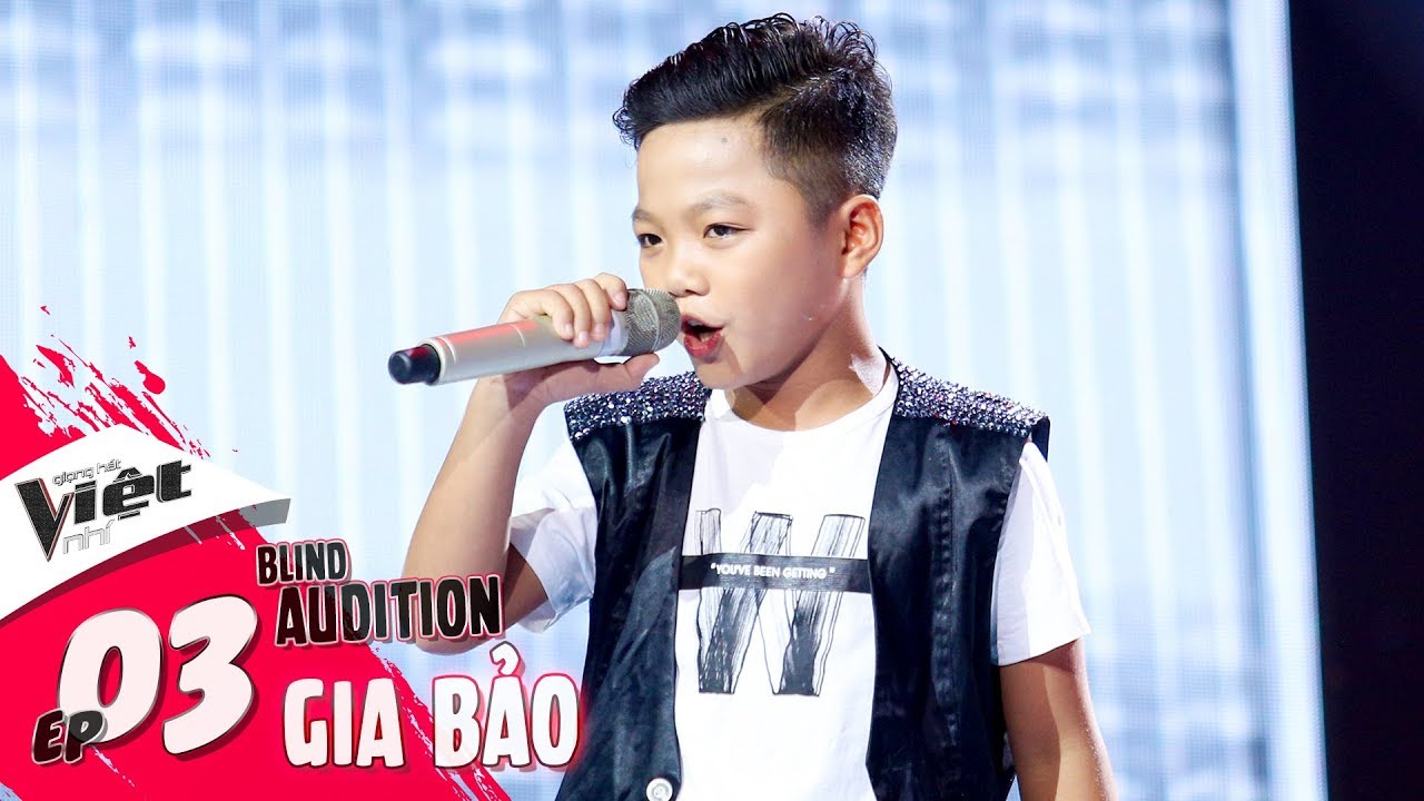 Nguyễn Thái Gia Bảo - Tâm Hồn Của Đá | Tập 3 Vòng Giấu Mặt |The Voice Kids - Giọng Hát Việt Nhí 2018