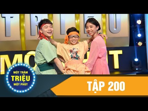 Full Một Trăm Triệu Một Phút Tập 200 | Minh Nhật, Minh Chiến, Phương Trúc  | VIETCOMFILM