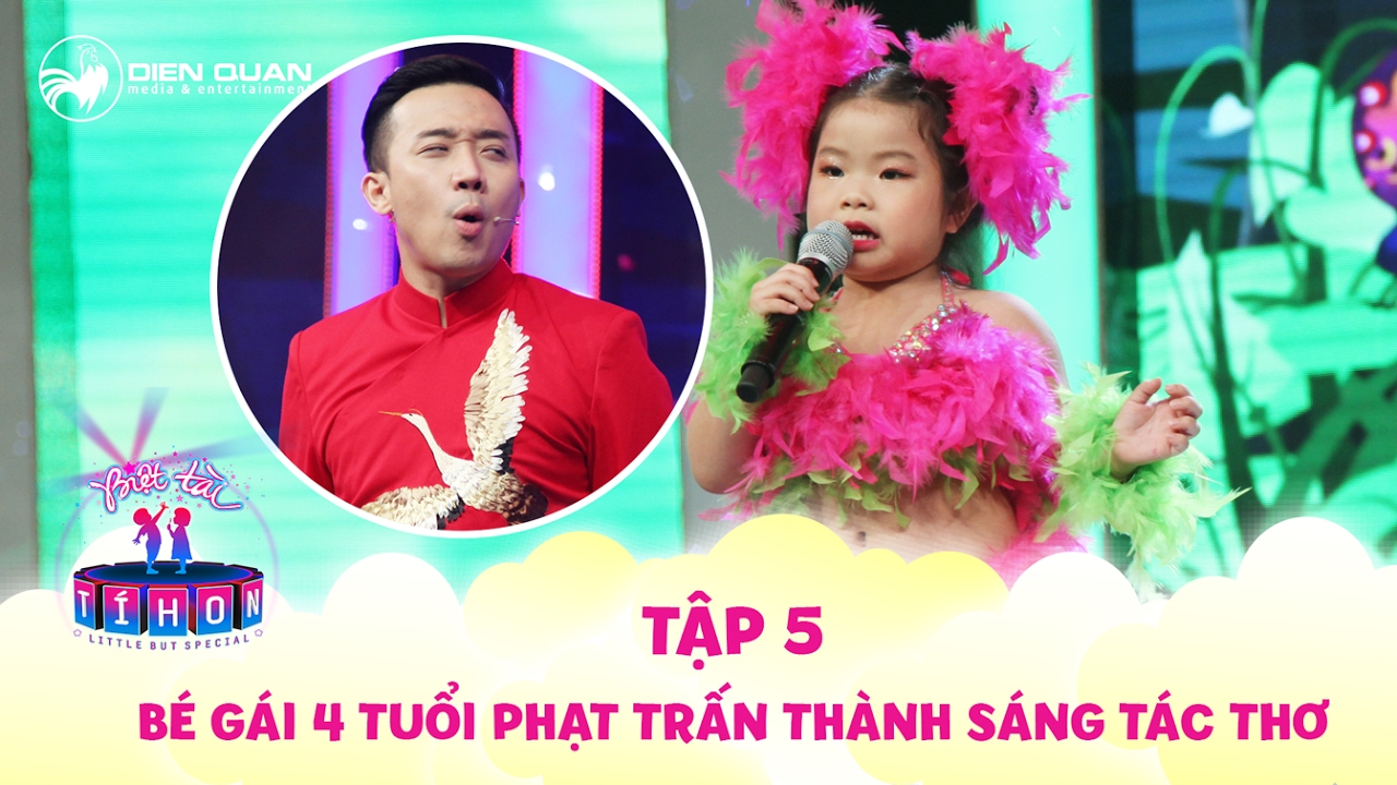Biệt tài tí hon | tập 5: Bé gái 4 tuổi yêu câu Quang Vinh, Trấn Thành, Chi Pu đọc thơ chúc Tết
