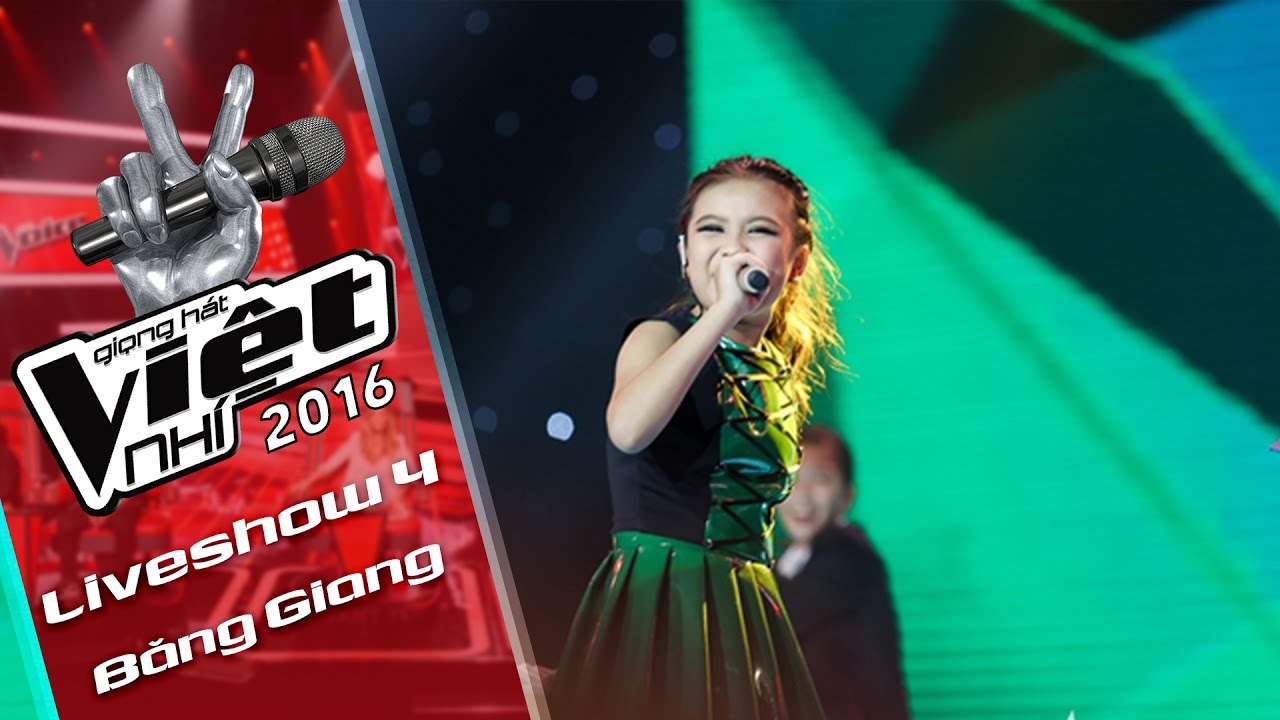 Stronger - Lê Băng Giang | Liveshow 4 | The Voice Kids - Giọng Hát Việt Nhí 2016 [Official]