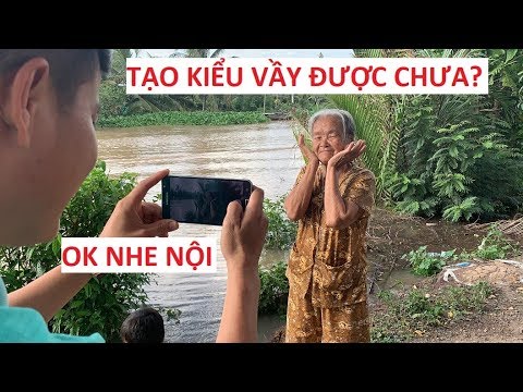 Cười xỉu với màn chụp ảnh xì-tin cho bà nội 90 tuổi của Khương Dừa!!!