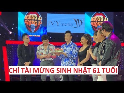 Chí Tài ăn mừng sinh nhật 61 tuổi tại phim trường Giọng ải giọng ai!!!